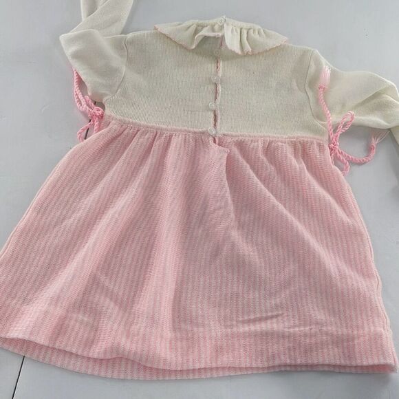 Vintage moonbeams size 24 Mo knit sweater dress - Picture 7 of 12